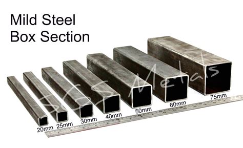 mild steel box tube sizes|35mm mild steel tube.